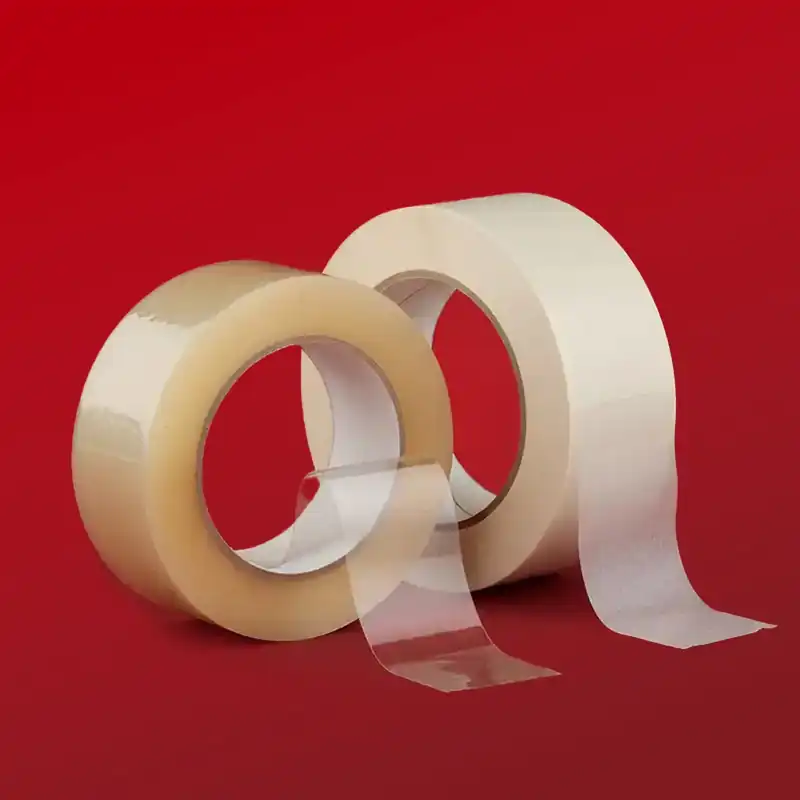 cinta adhesiva: 2” x 100 yardas